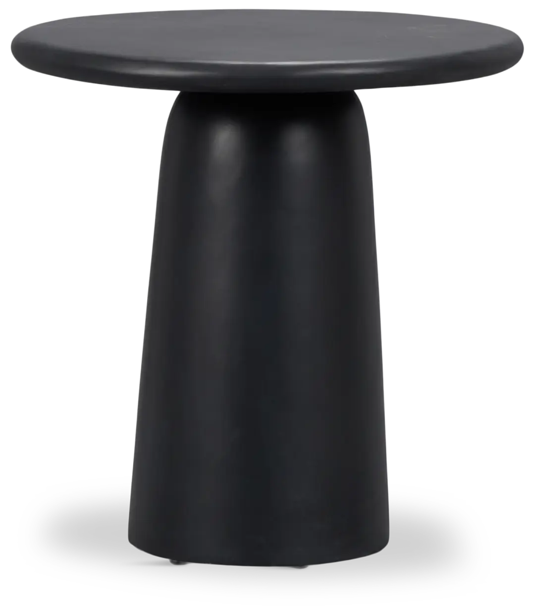 Malo Black Round End Table Malo Black Round End Table