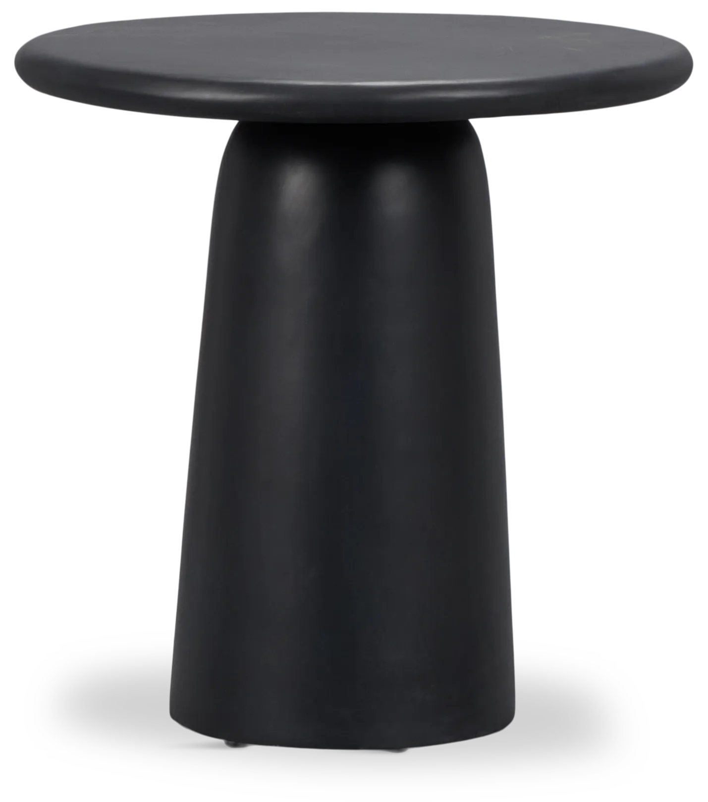 Malo Black Round End Table