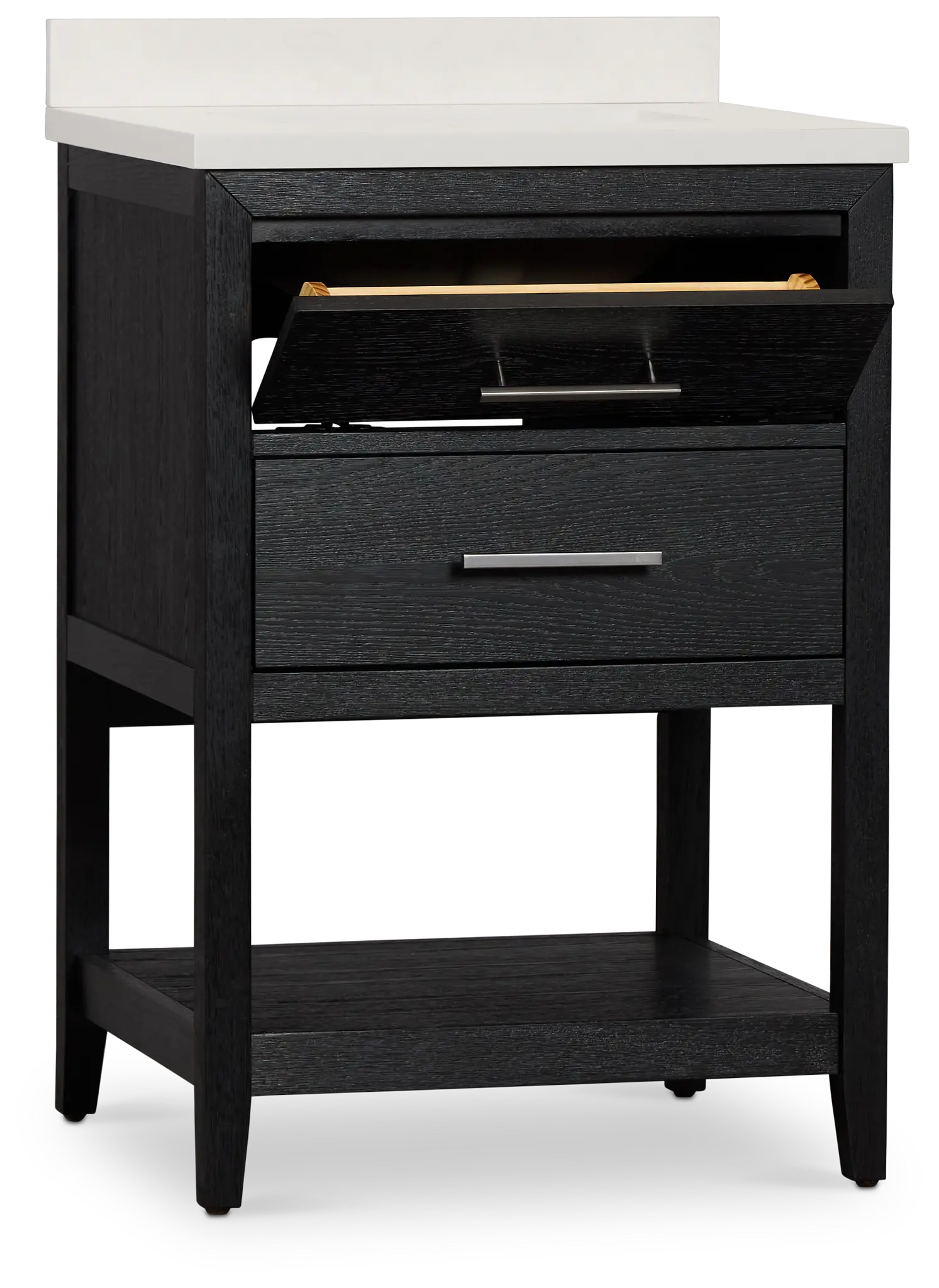 Alden Black 24" Single Bathroom Vanity Alden Black 24" Single Bathroom Vanity