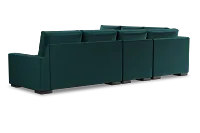 Edgewater Joya Teal Medium Two-arm Sectional
