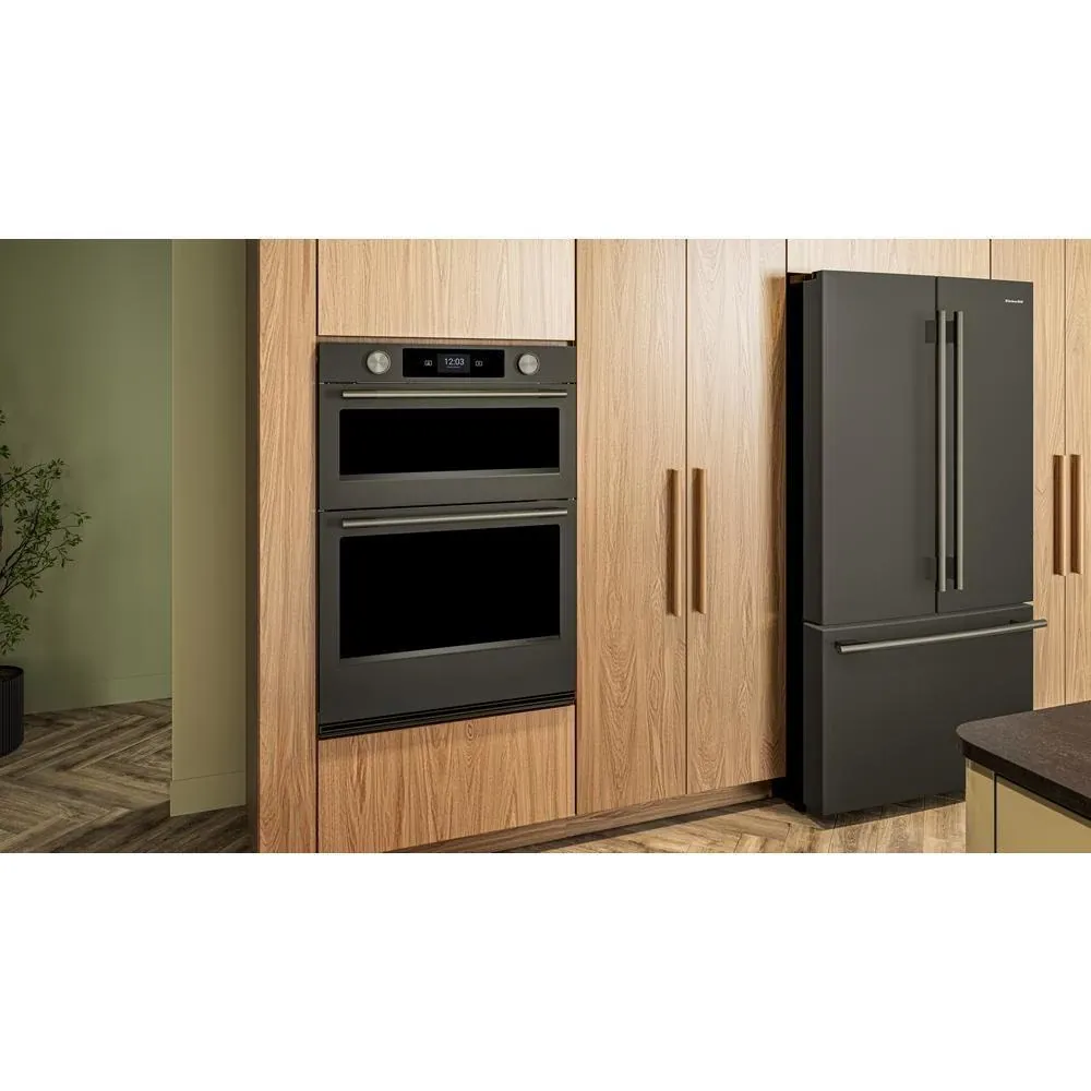 Kitchenaid 730 Series Black Electric Oven And Microwave Combo