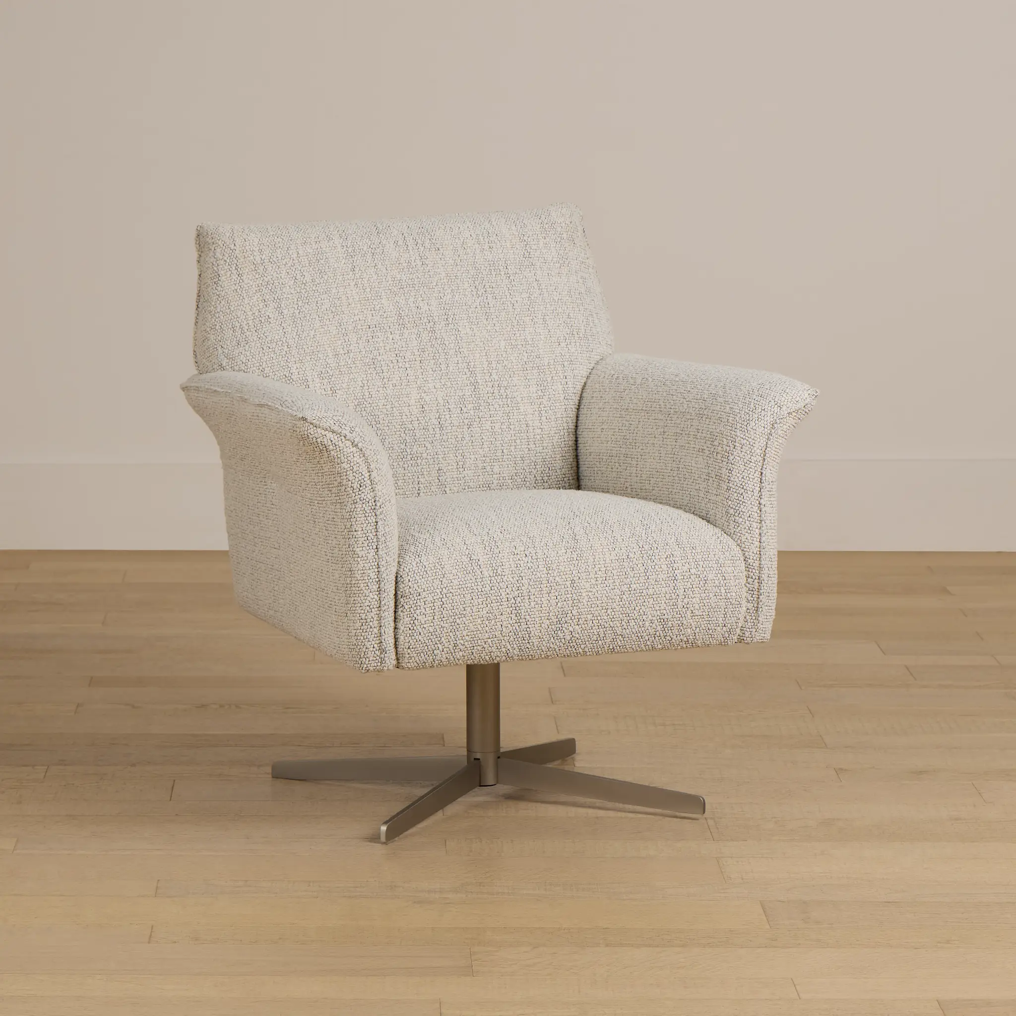 Imani Light Gray Fabric Swivel Accent Chair Imani Light Gray Fabric Swivel Accent Chair