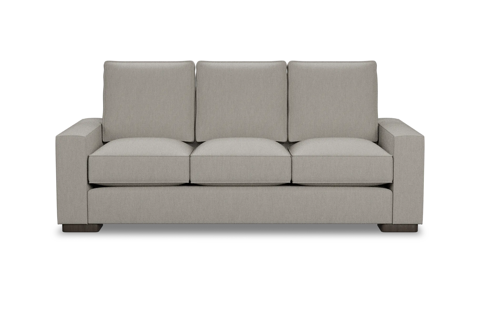 Edgewater Revenue Beige 84" Sofa W/ 3 Cushions