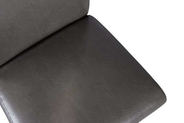 Dublin Dark Gray Polyuretha Upholstered Side Chair