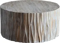 Saylor White Round Coffee Table
