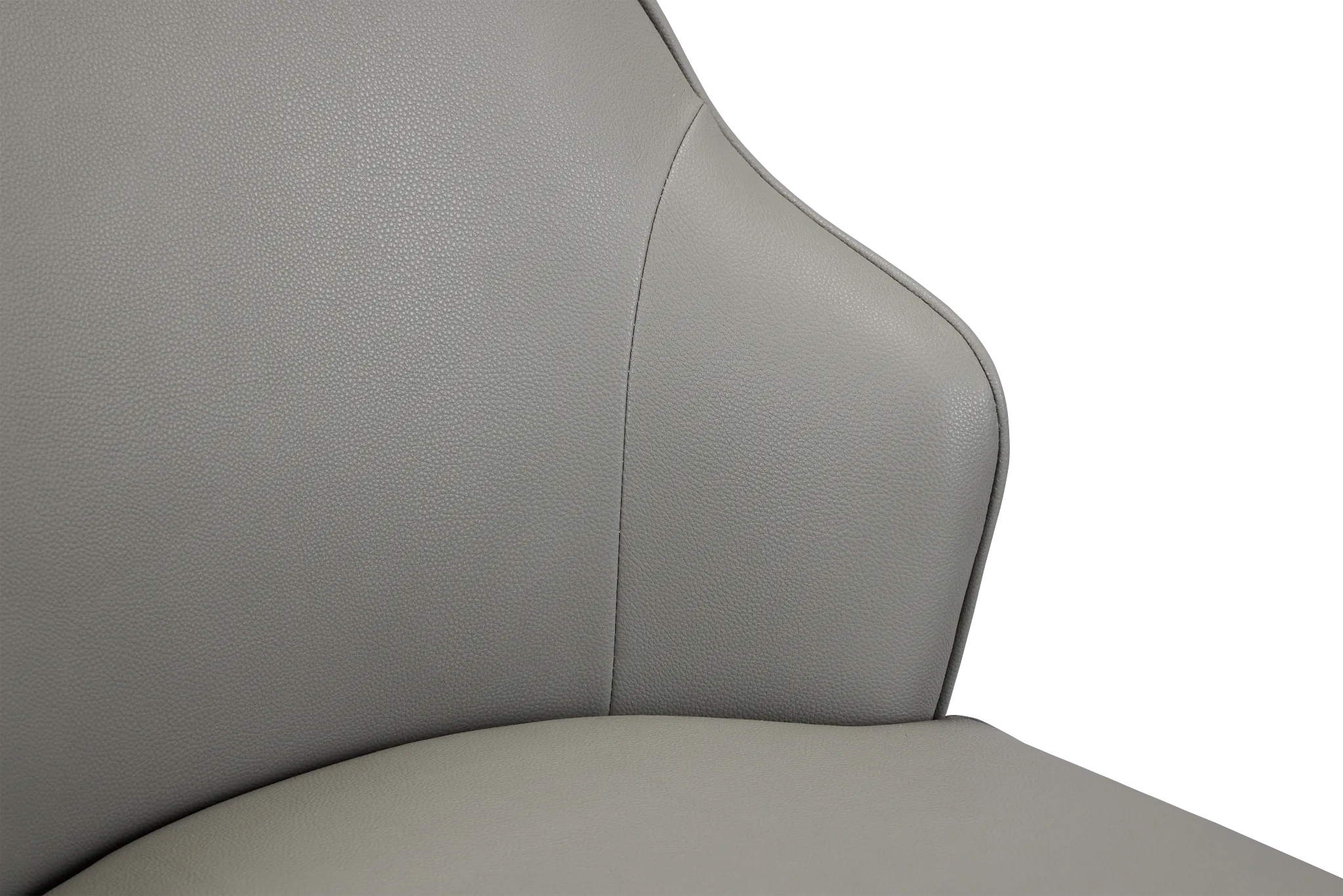 Paige Light Gray Swivel Desk Chair