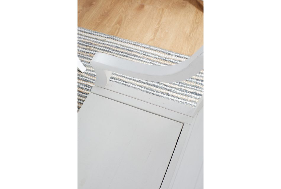 Heron Cove White Storage Dining Bench