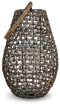 Brady Gray Small Lantern