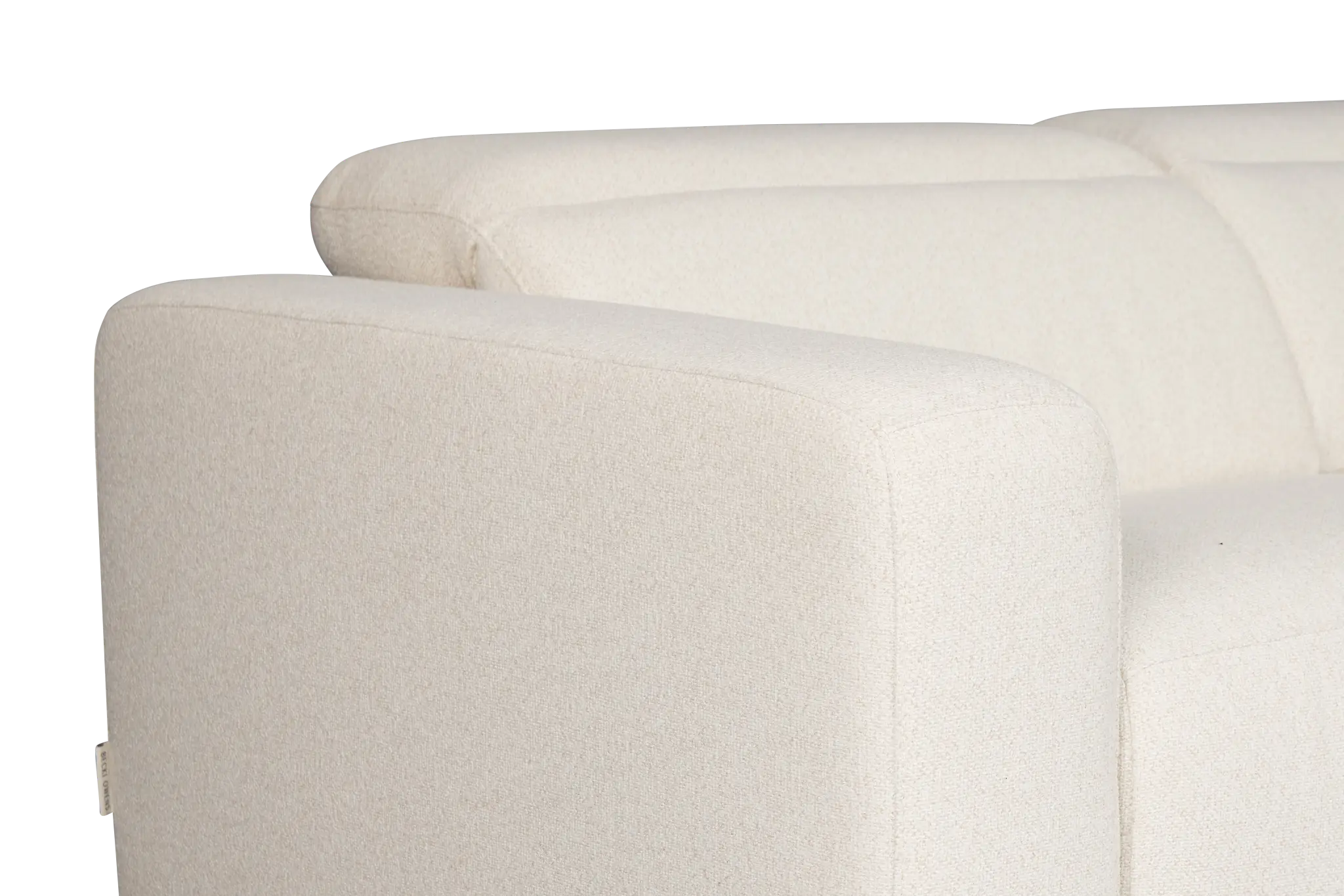 Leona Light Beige Light Tone Medium Triple Power 2-arm Sectional Leona Light Beige Light Tone Medium Triple Power 2-arm Sectional