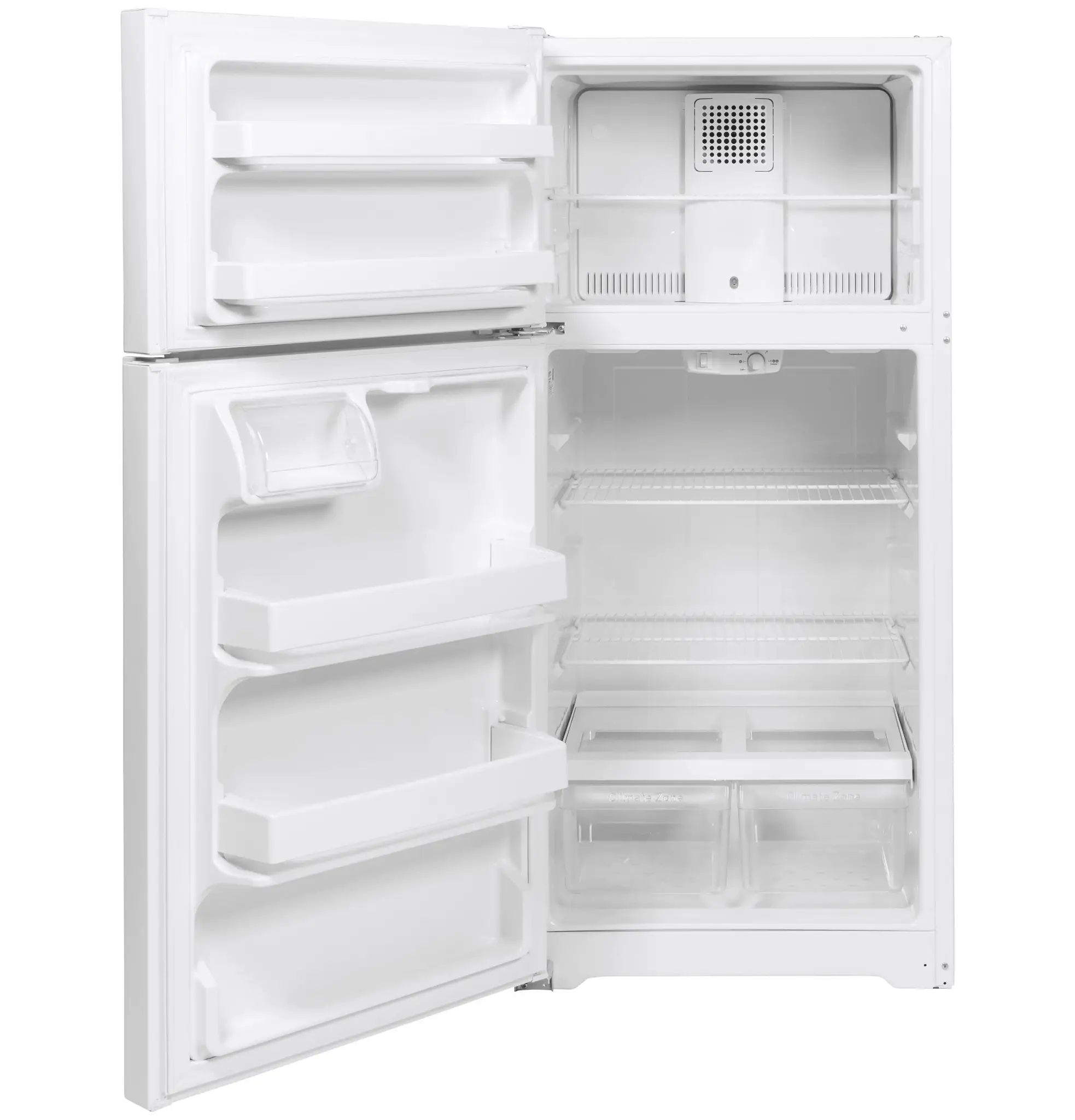 Ge 16 Series White Top Freezer Refrigerator Ge 16 Series White Top Freezer Refrigerator