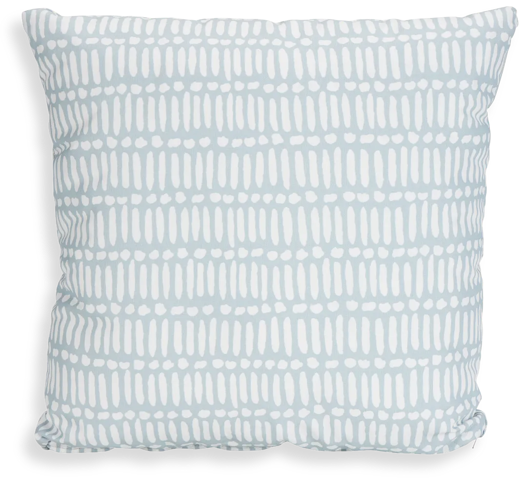 Deja Light Blue 20" Indoor/outdoor Accent Pillow