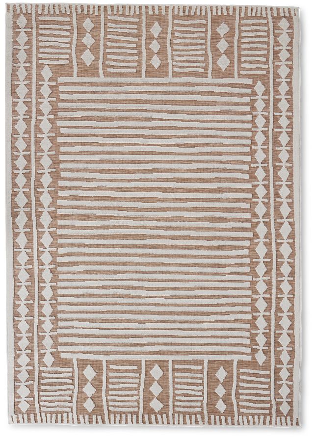 Lucca Light Brown 5x8 Area Rug