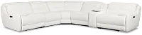 Jett White Micro Medium Triple Power 2-arm Sectional
