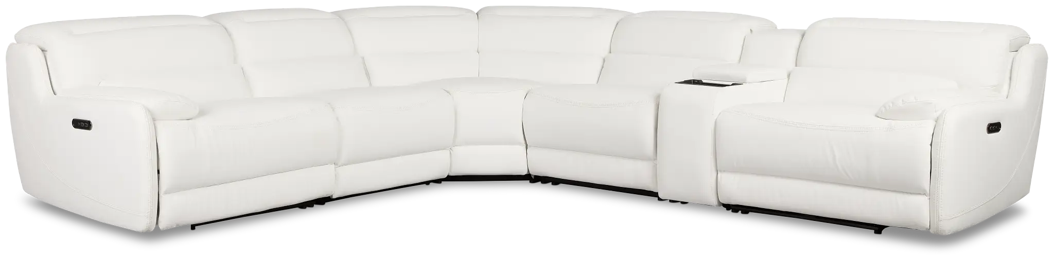 Jett White Micro Medium Triple Power 2-arm Sectional Jett White Micro Medium Triple Power 2-arm Sectional