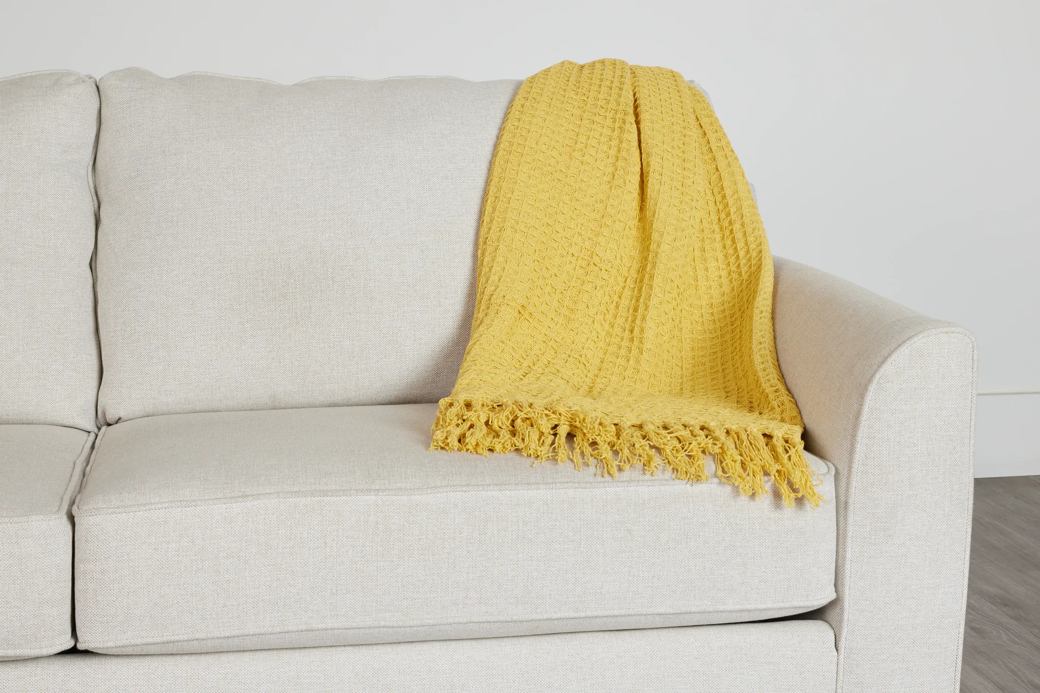 Sunny Yellowcotton 50"x 60" Throw