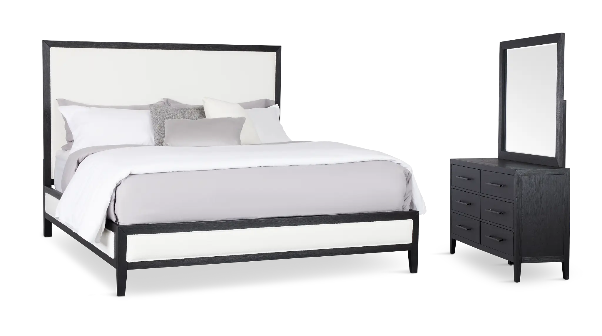 Alden Black Uph Platform Bedroom Alden Black Uph Platform Bedroom