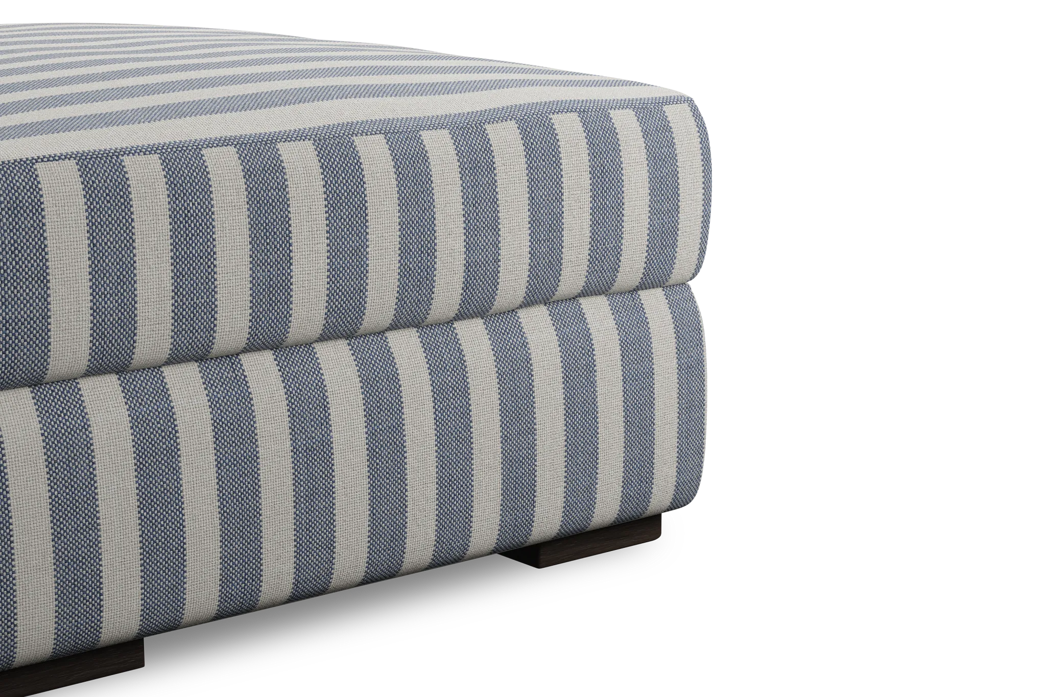 Edgewater Sea Lane Dark Blue Ottoman