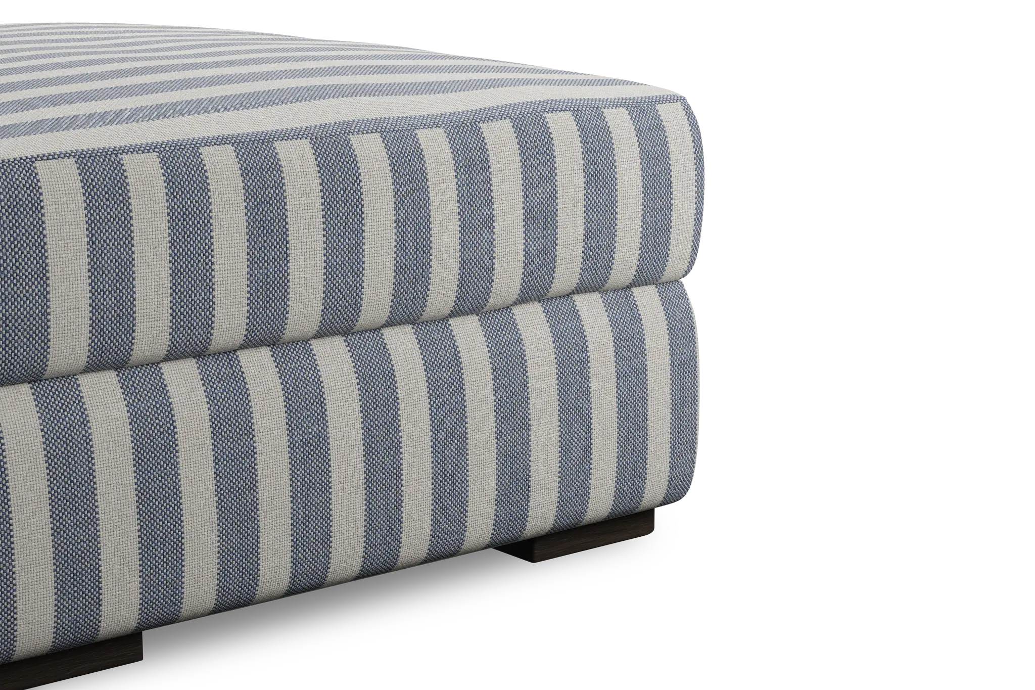 Edgewater Sea Lane Dark Blue Ottoman Edgewater Sea Lane Dark Blue Ottoman