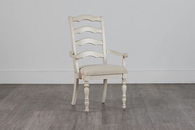 Savannah Ivory Upholstered Arm Chair
