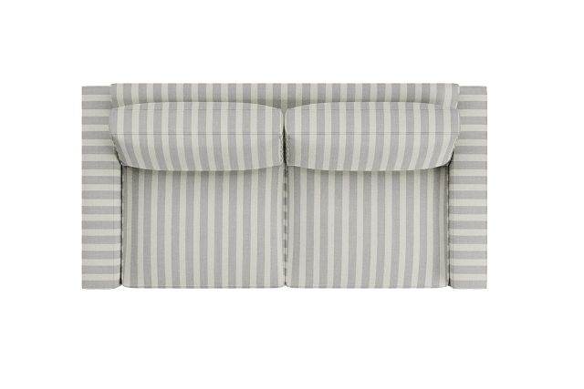 Edgewater Sea Lane Light Gray 84" Sofa W/ 2 Cushions