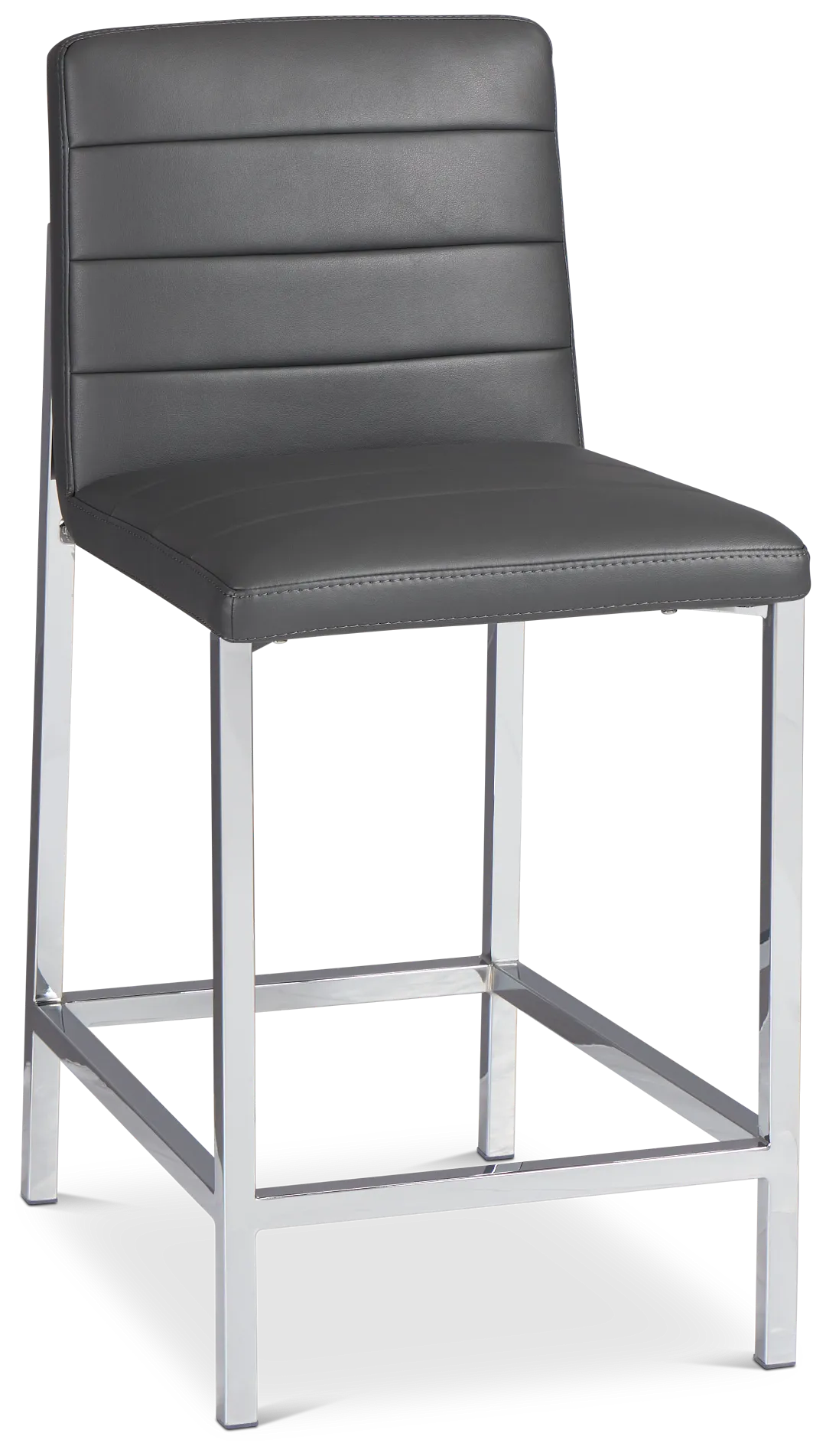 Amalfi Gray 24" Upholstered Barstool
