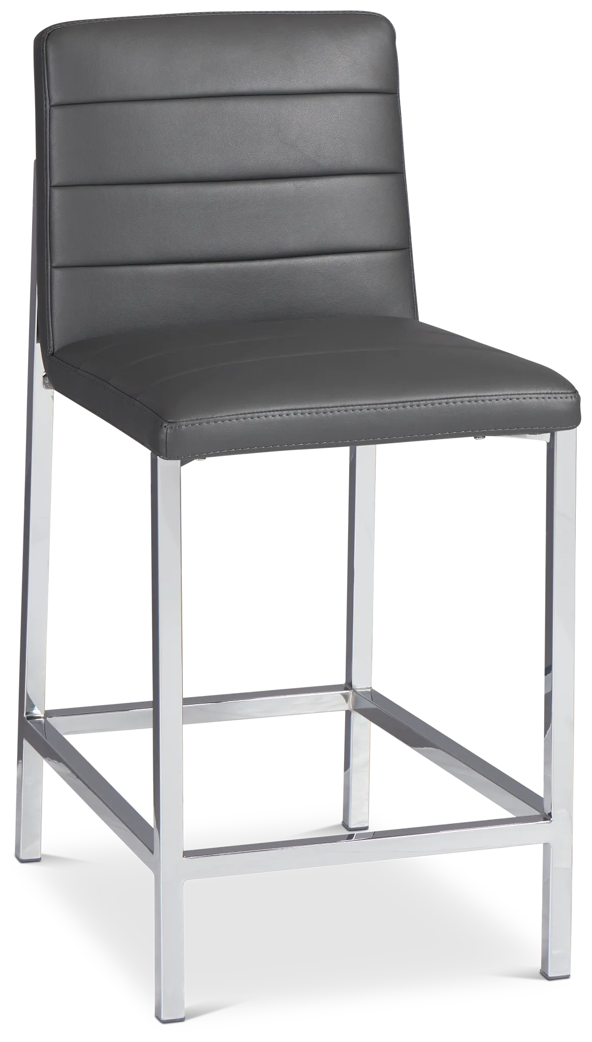 Amalfi Gray 24" Upholstered Barstool
