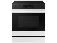 Samsung Bespoke Series White Electric Range