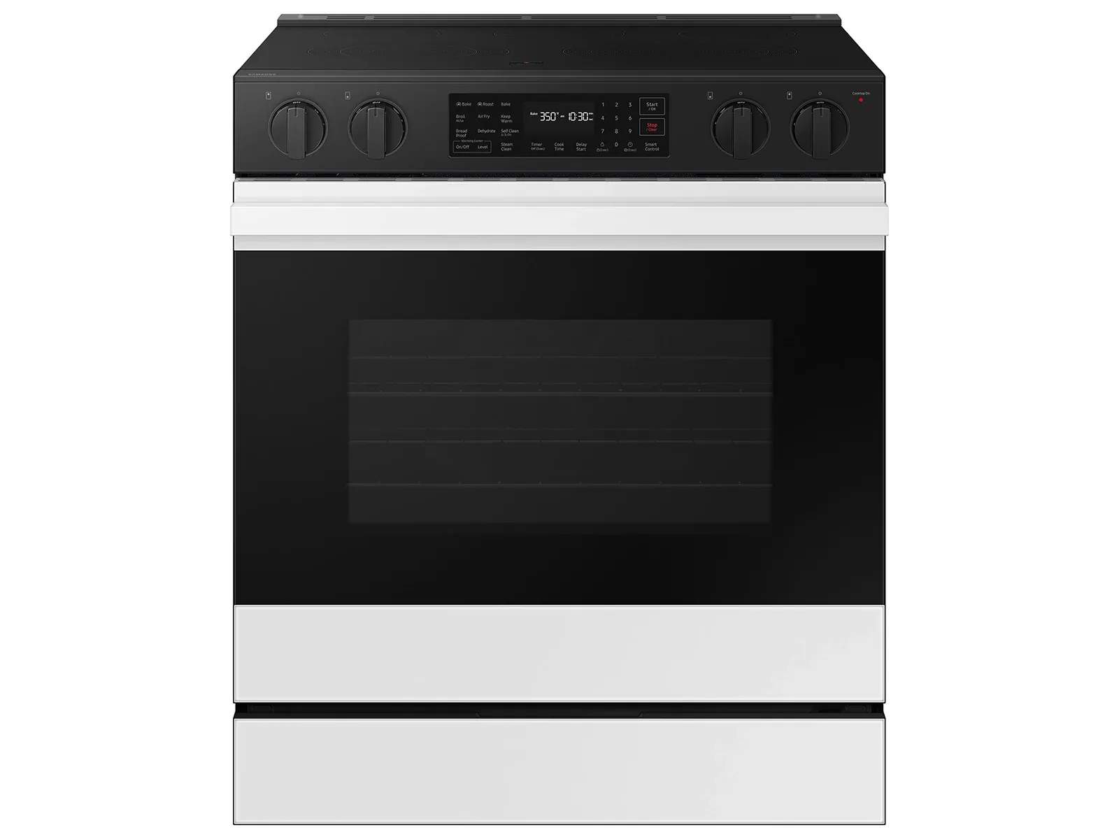 Samsung Bespoke Series White Electric Range