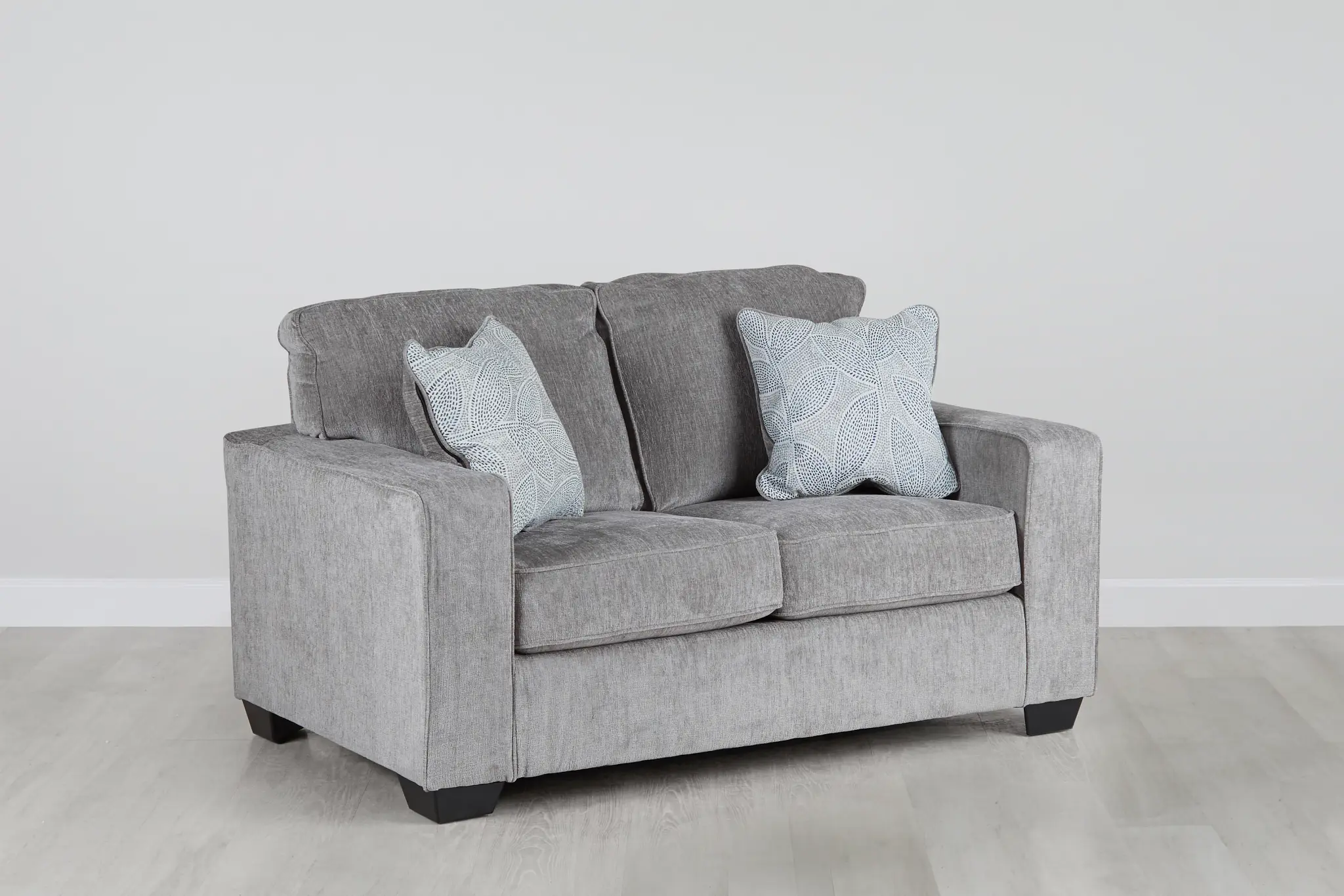 Altari Light Gray Micro Loveseat Altari Light Gray Micro Loveseat