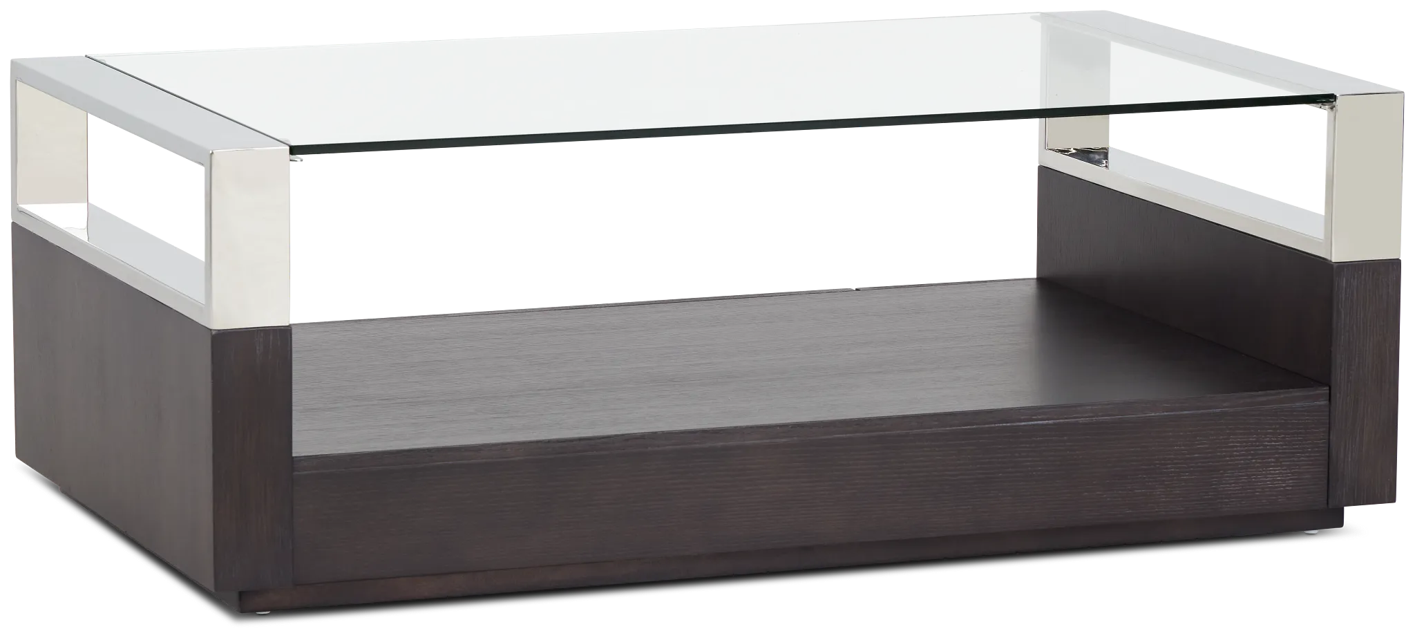 Remus Dark Tone Storage Rectangular Coffee Table