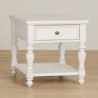 Savannah Ivory End Table