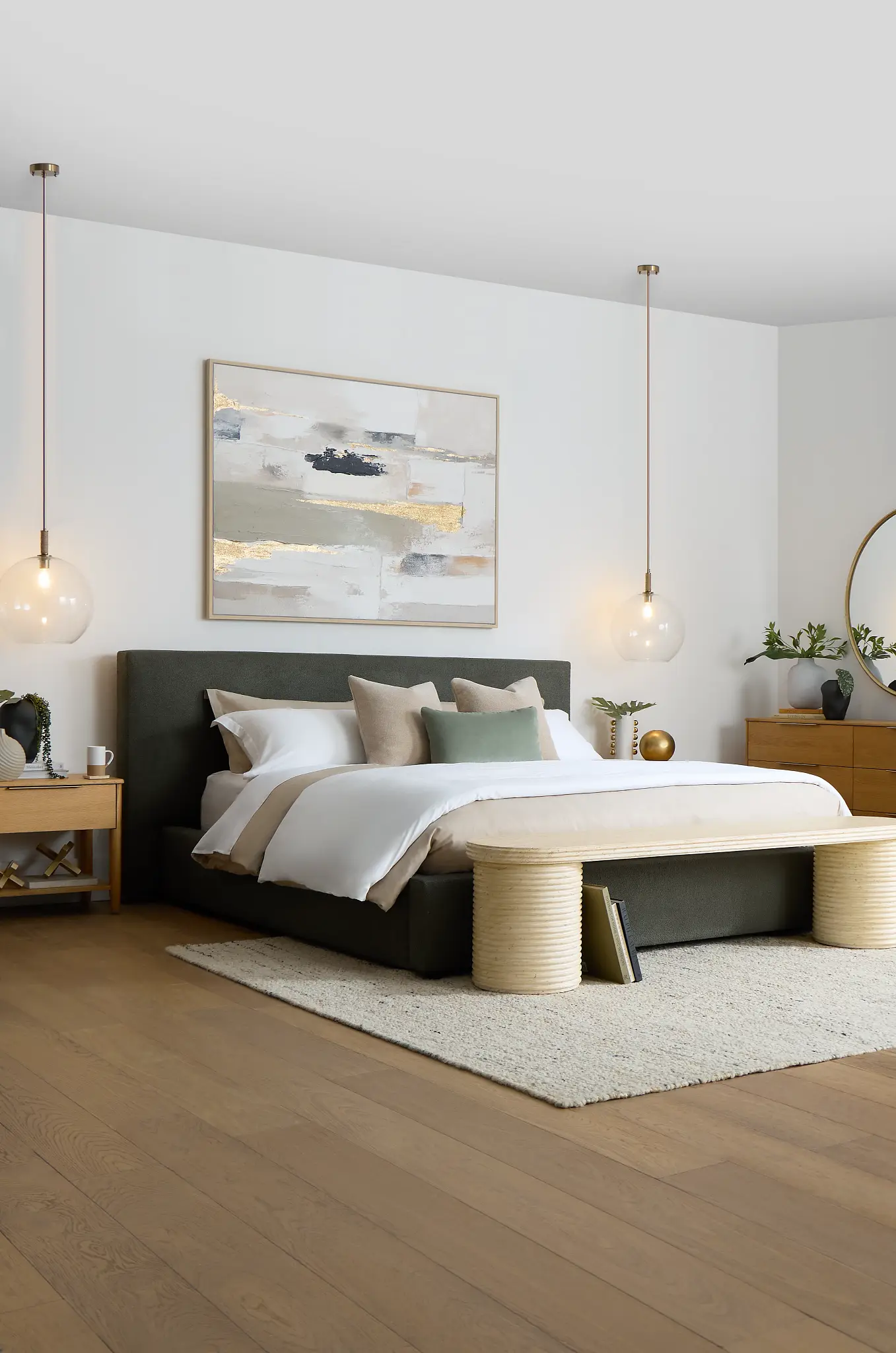 Refresh Your Bedroom with Light Bedding and Spring Décor Refresh Your Bedroom with Light Bedding and Spring Décor