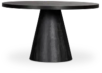 Modesto Black Round Table