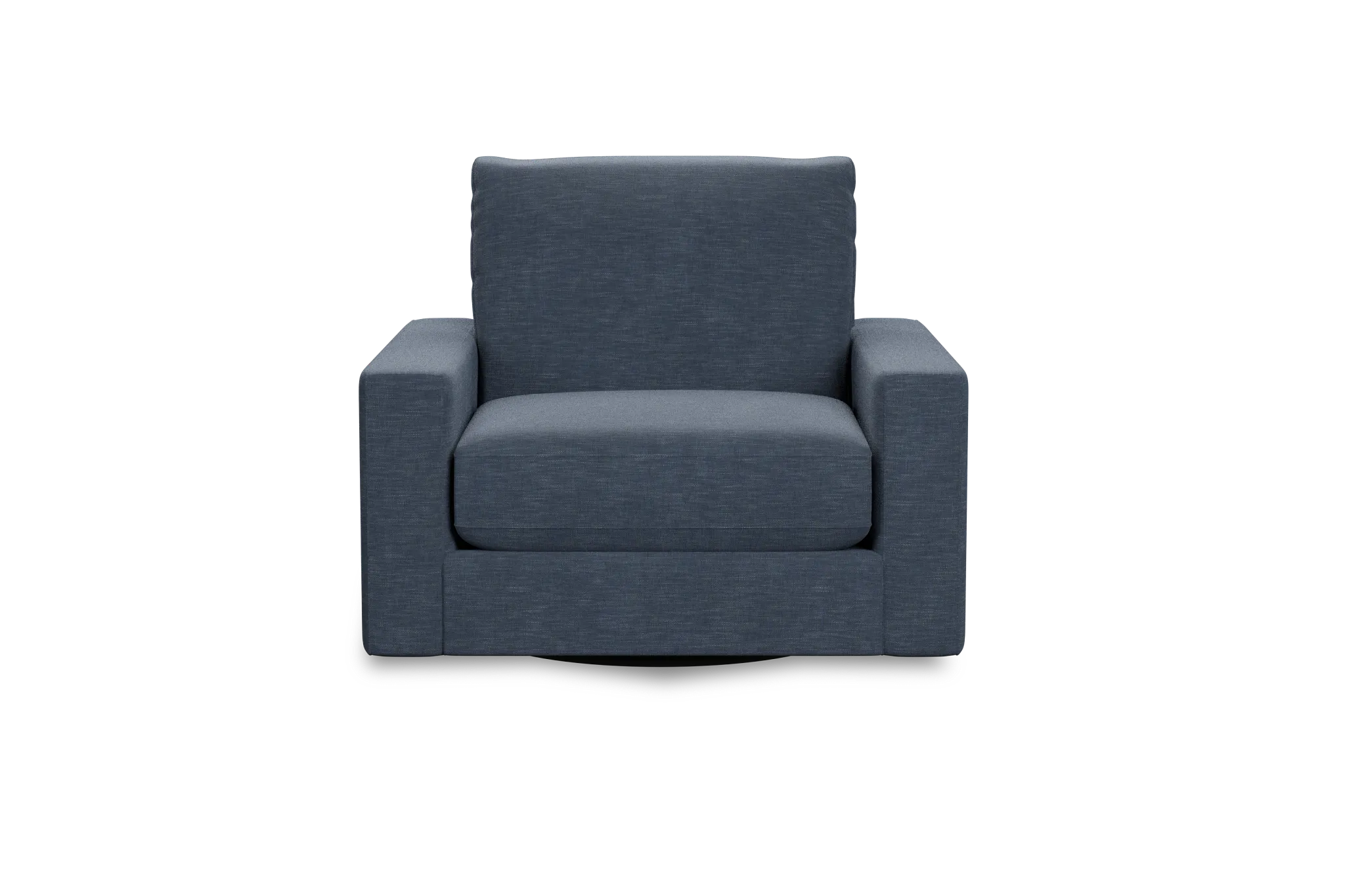 Edgewater Elevation Dark Blue Swivel Chair