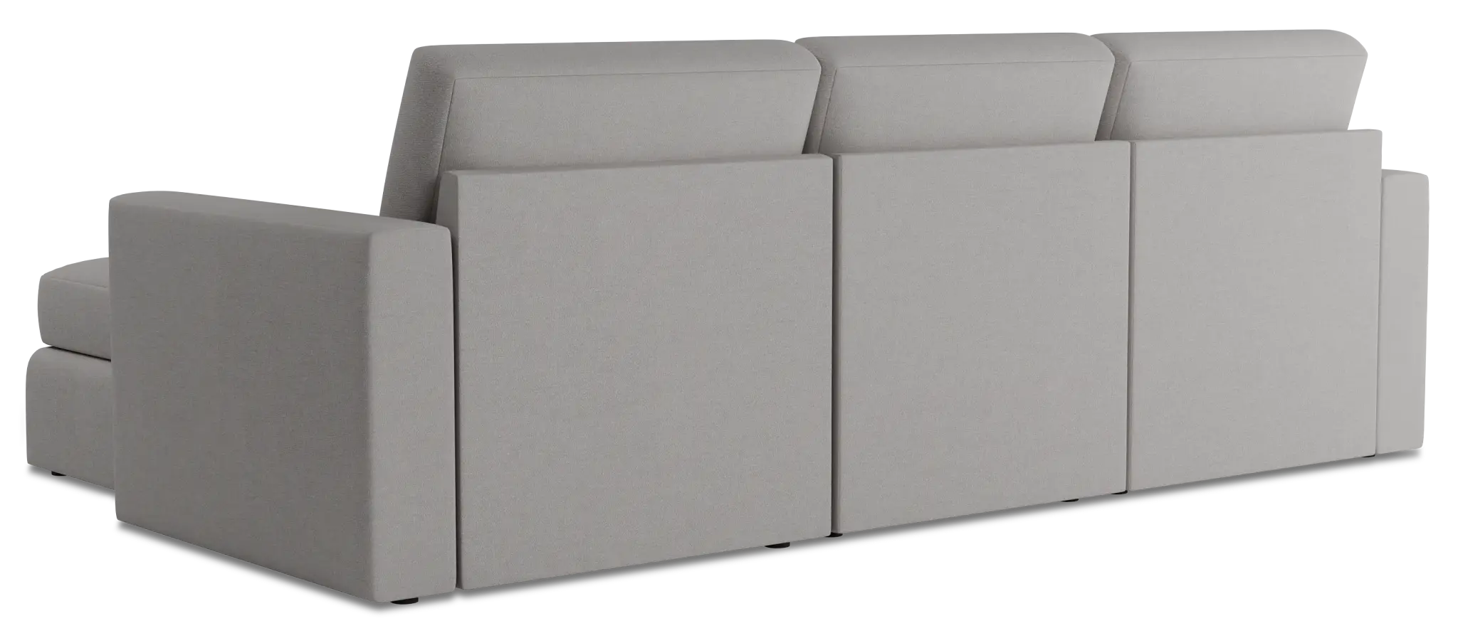 Citymod Light Gray Fabric Small Right Chaise Sectional Citymod Light Gray Fabric Small Right Chaise Sectional