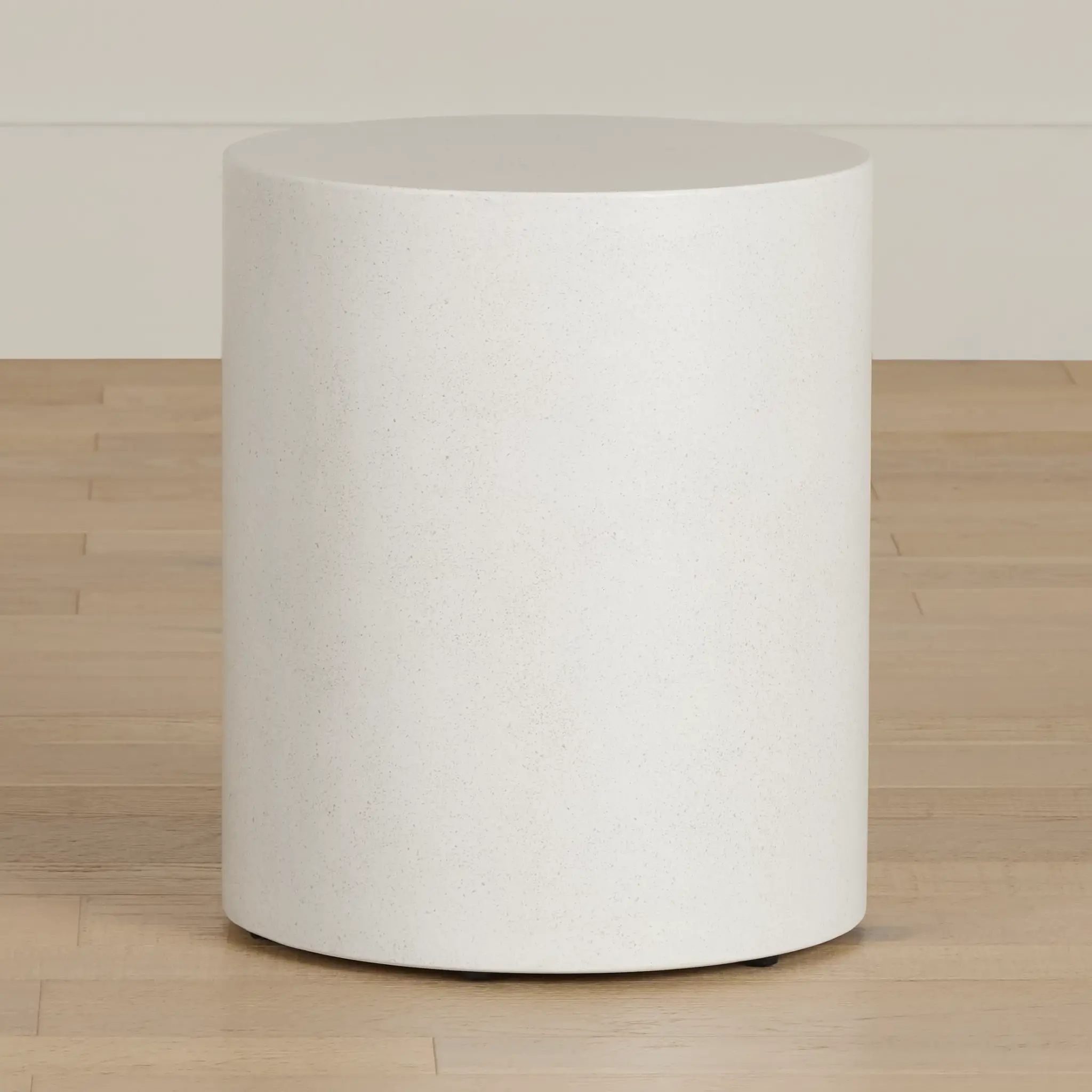 Tai White Round End Table Tai White Round End Table