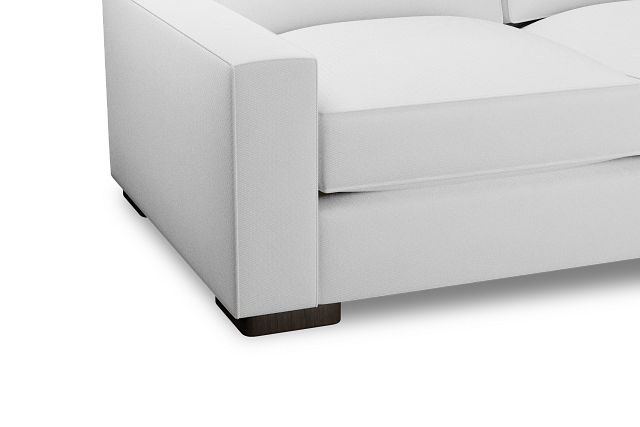 Edgewater Peyton White Small Two-arm Sectional