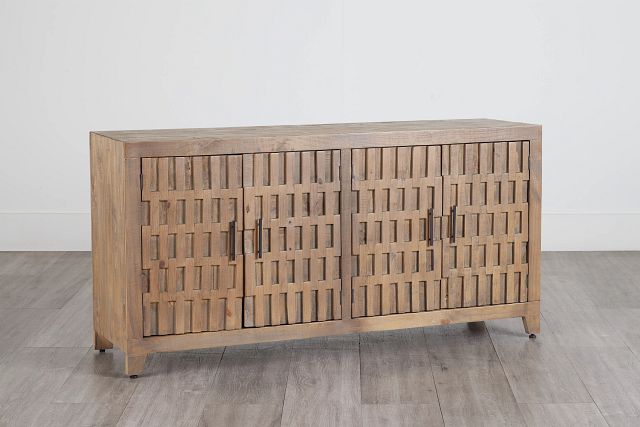 Crawford Light Tone Four-door Cabinet