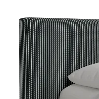 Grayton Lucy Navy 44" Upholstered Platform Bed