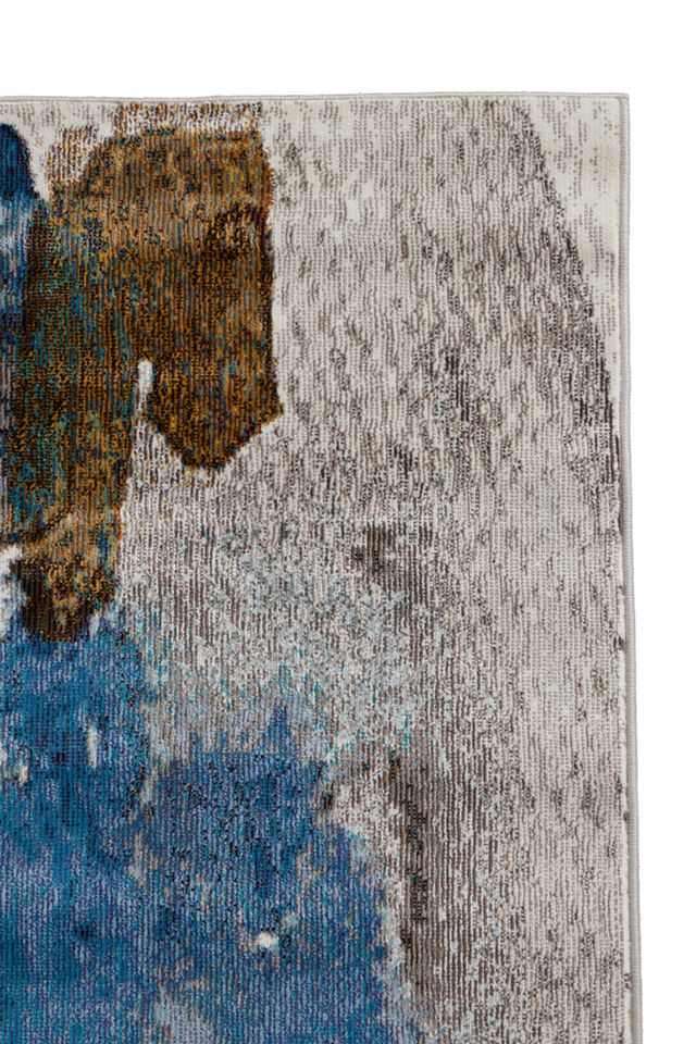 Ivan Blue 5x8 Area Rug