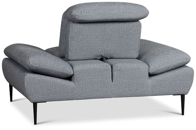 Micah Dark Gray Fabric Chair