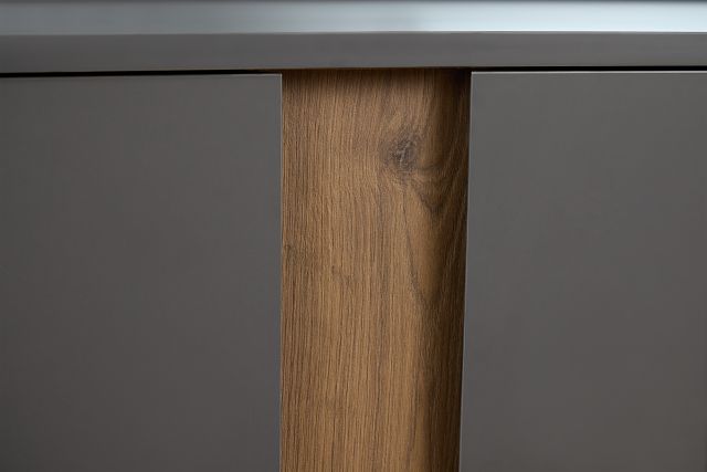 Brasilia Gray Dresser & Mirror