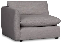 Serena Gray Fabric Left Chair