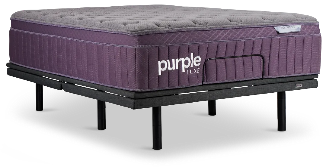 Purple Rejuvenate Plus Premium Plus Smart Adjustable Mattress Set