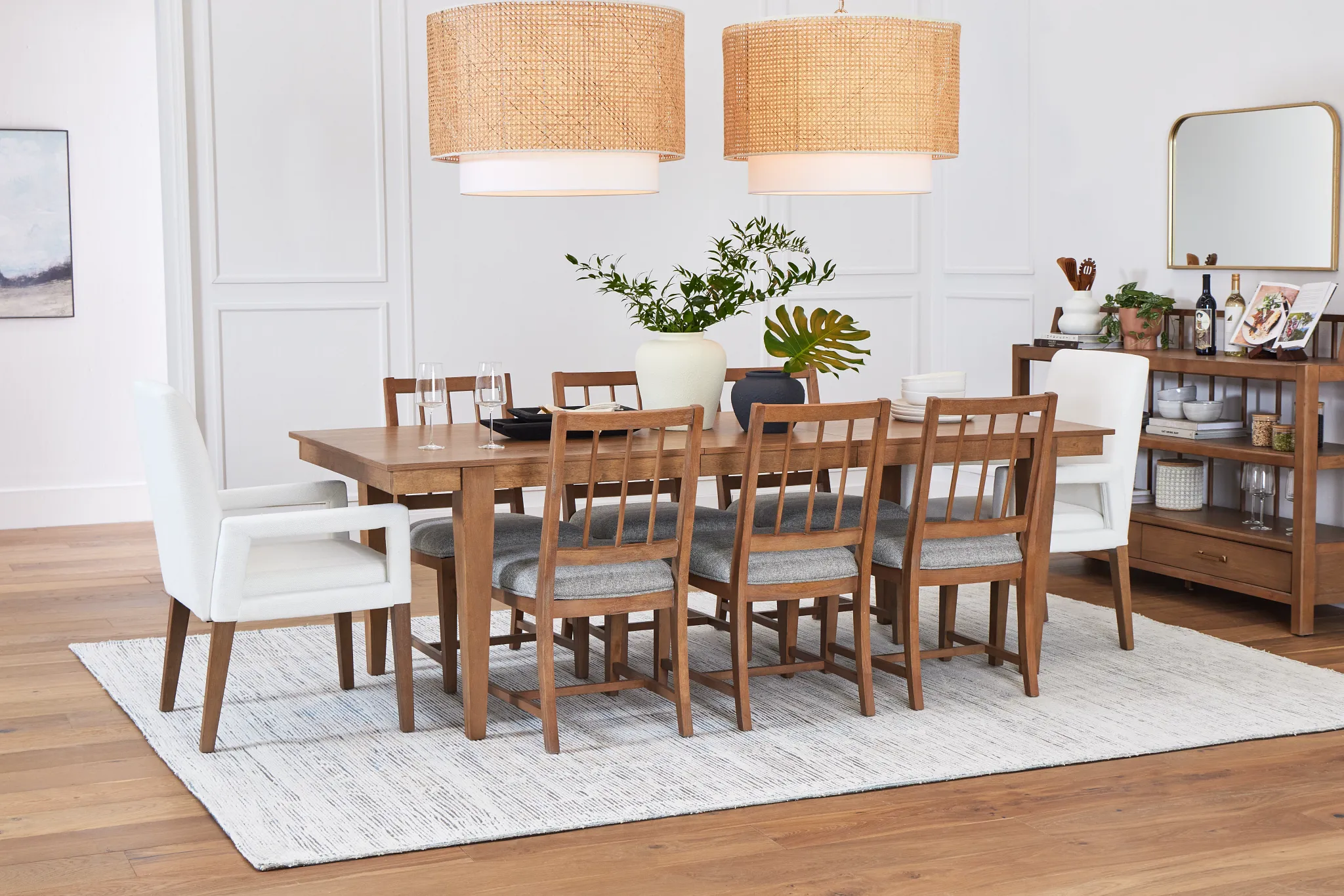 Provo Mid Tone Rectangular Table