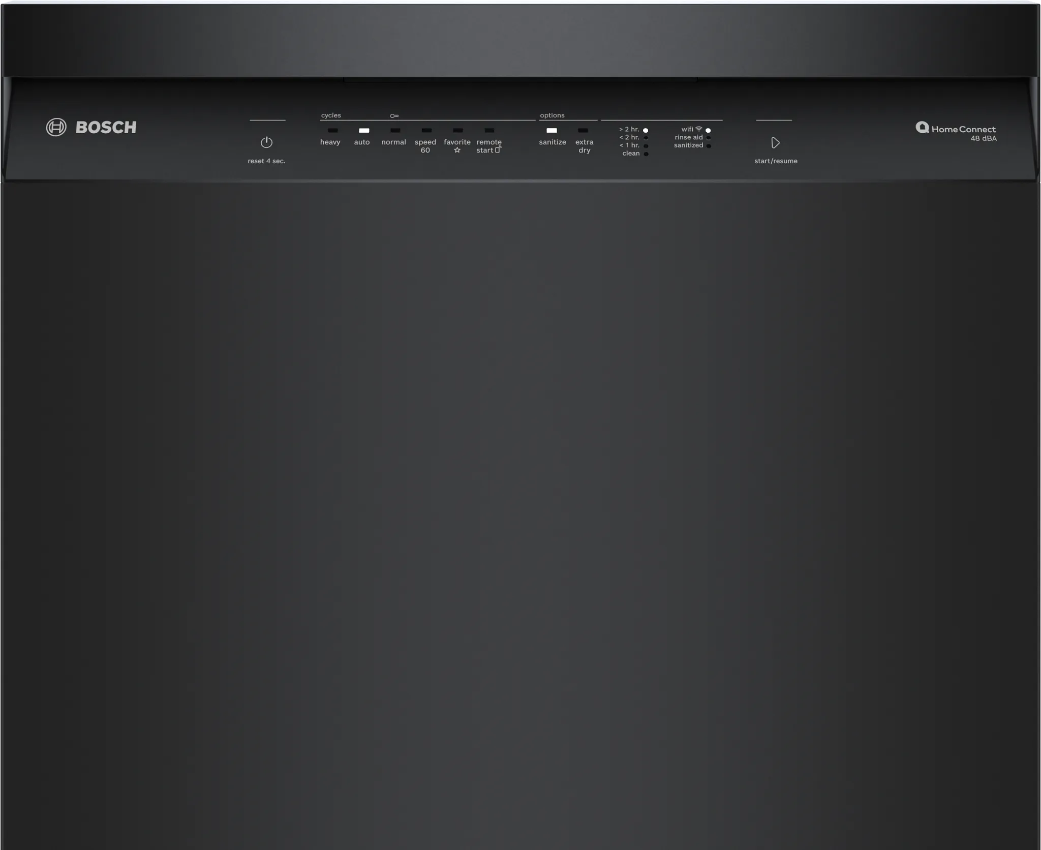 Bosch 100 Series Black 24" Built In Dishwasher