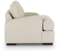 Alpha Beige Fabric Chair