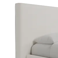 Grayton Gellar Beige 54" Upholstered Platform Bed