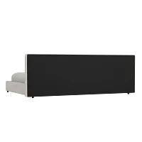Grayton Merino Light Beige 44" Upholstered Platform Bed