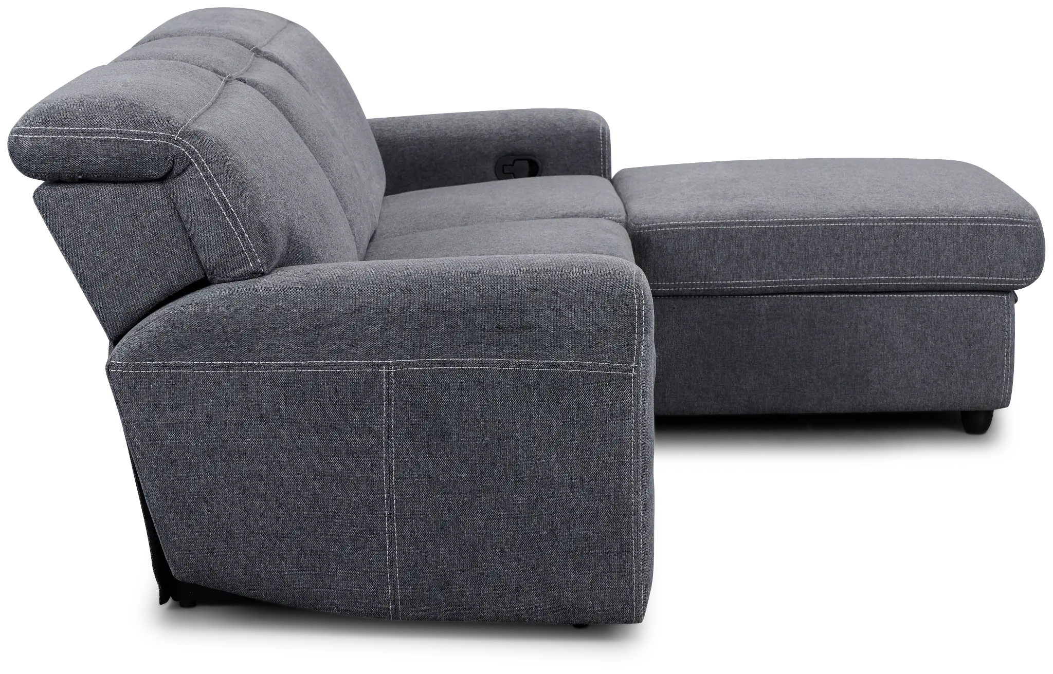 Callum Dark Gray Storage Small Right Chaise Sleeper Sectional Callum Dark Gray Storage Small Right Chaise Sleeper Sectional